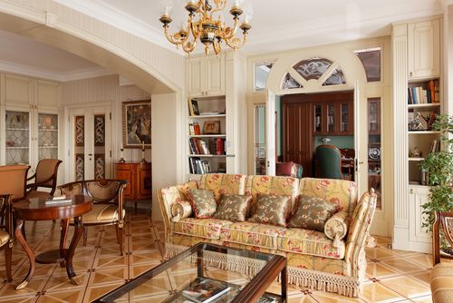 Арка в зале и гостиной — украшение интерьера в фото