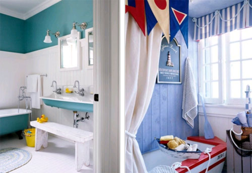 Оформление ванной комнаты для детей в фото