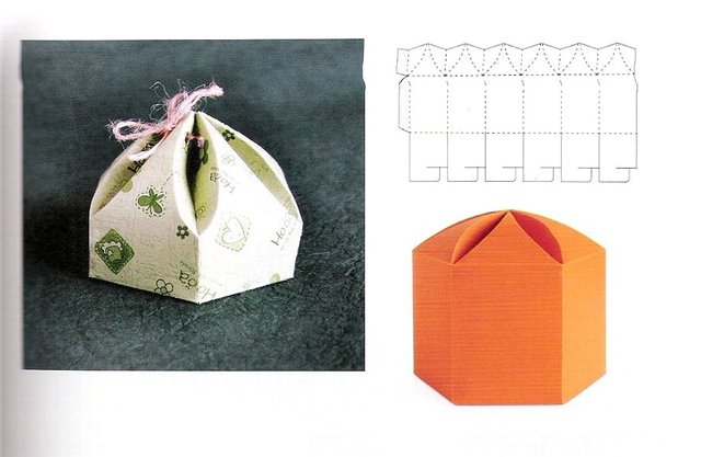 Коробка для конфет своими руками из бумаги и картона в фото