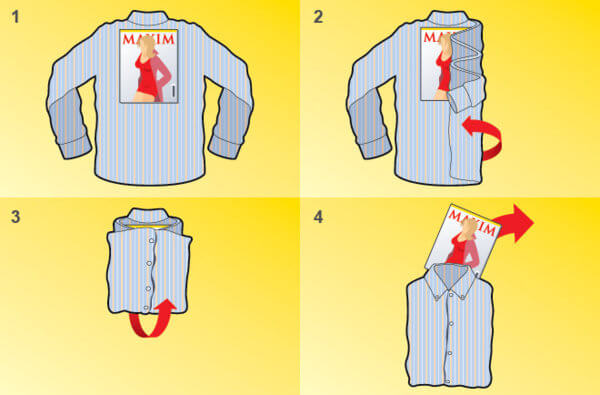 3 способа аккуратно сложить рубашку, чтобы она не помялась в фото