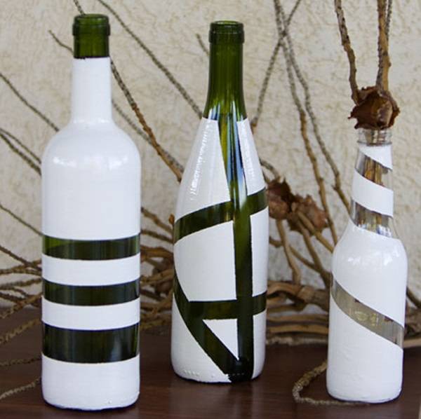 Бутылка, украшенная своими руками: подарок к Новому году в фото