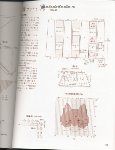 Жаккард с кошками от Matsuda Kyoko в фото