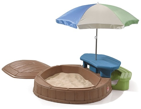 Игровое пространство: детская песочница для дачи и другое в фото