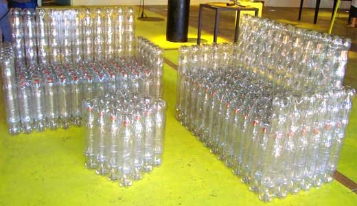 Мастер-класс по мебели из пластиковых бутылок своими руками с видео в фото
