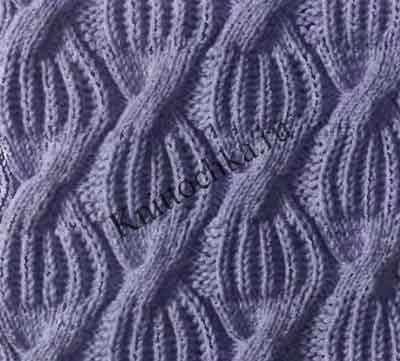 Схемы вязания красивых узоров спицами в фото