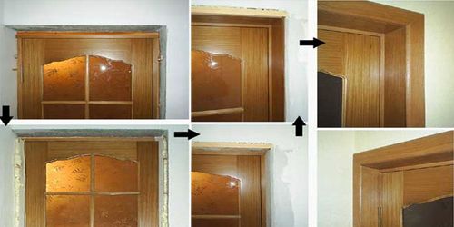 Как поставить доборы для межкомнатных дверей в фото