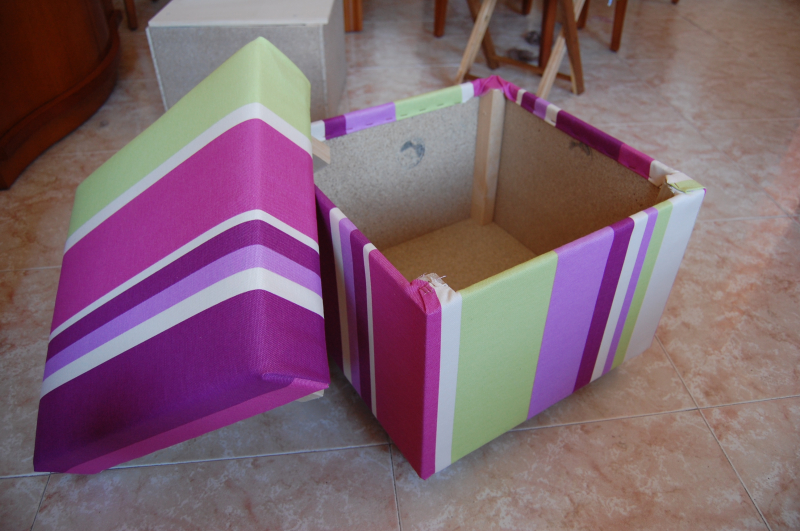 Коробка для игрушек своими руками из картона с фото в фото
