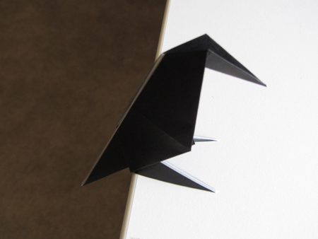 Оригами Ворона в фото