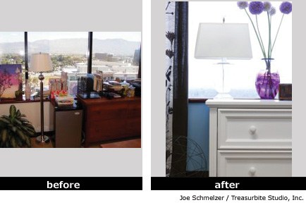 Домашний офис — До и После переделки в фото
