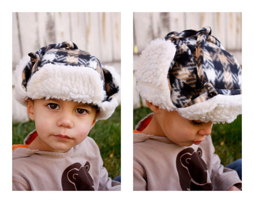 Детская шапка-ушанка своими руками в фото