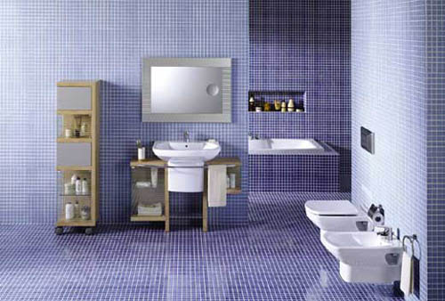 Функциональность интерьера ванной комнаты в фото