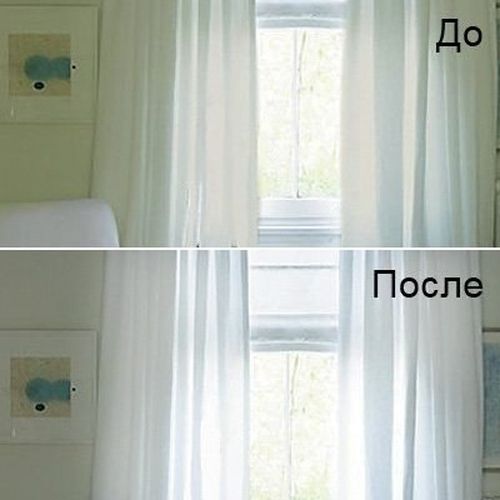 Как отбелить шторы в домашних условиях в фото