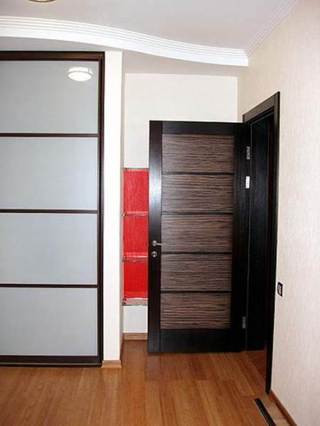 Используем разные двери в интерьере квартиры в фото