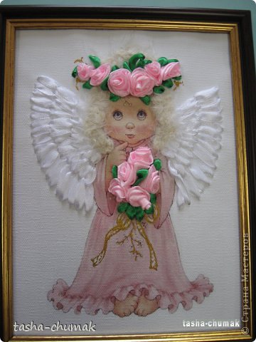 Как сделать ангелочка своими руками с цветами из подручных материалов в фото