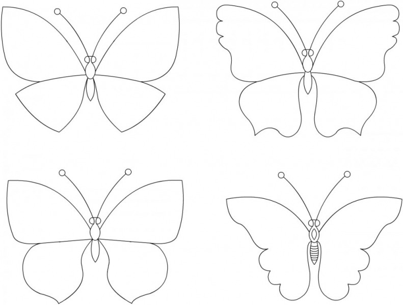 Как вырезать бабочку из бумаги: инструкция со схемами, фото и видео в фото