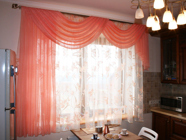 Какие шторы лучше выбрать для оформления окна на кухне в фото