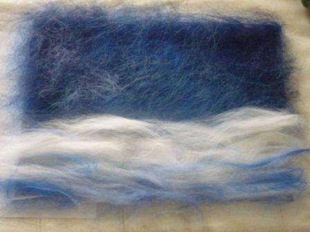 Картина из шерсти для начинающих в технике мокрого валяния с фото в фото