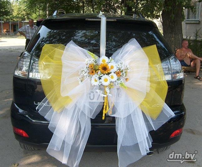 Украшение на машину своими руками на свадьбу: мастер-класс с фото и видео в фото