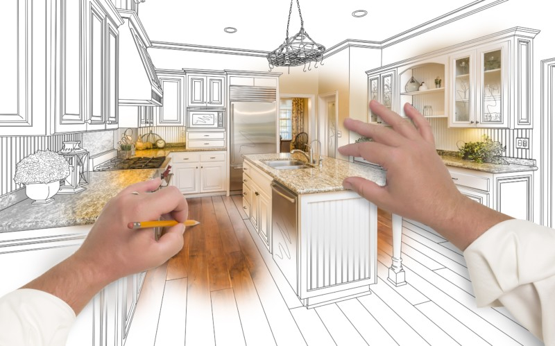 Как можно нарисовать кухню и составить собственный дизайн проект в фото