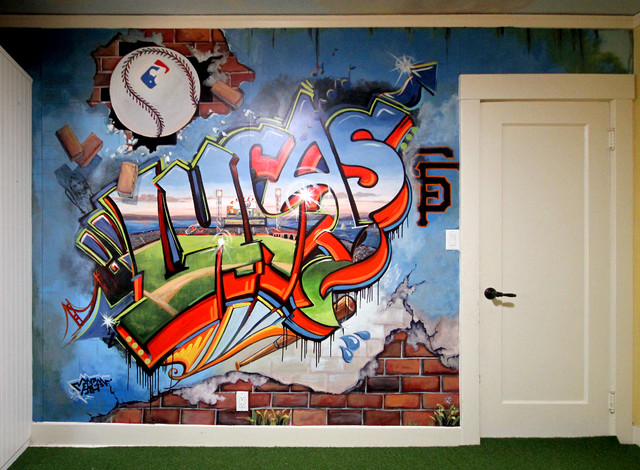 Роспись стен своими руками в квартире по трафарету: идеи и техника в фото
