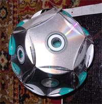 Поделки из CD дисков в фото
