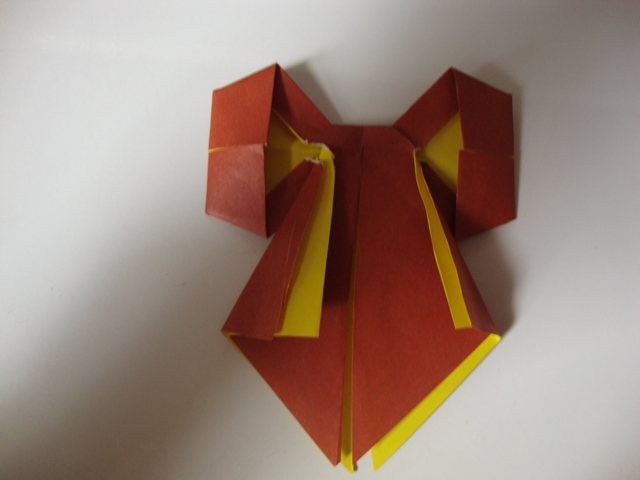 Оригами бантик в фото