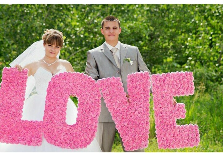 Как сделать буквы из салфеток на свадьбу: мастер-класс с фото и видео в фото