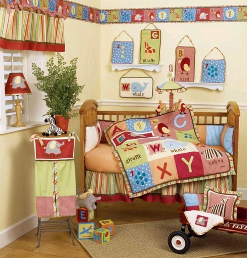 Красочные декорации в комнате Вашего ребенка в фото