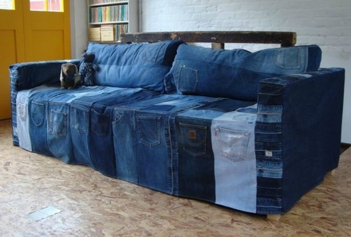 Поделки из джинсовой ткани своими руками для дома: мастер-класс с фото в фото