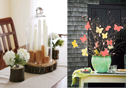 Несколько красочных, творческих идей украсить Ваш дом к весне в фото