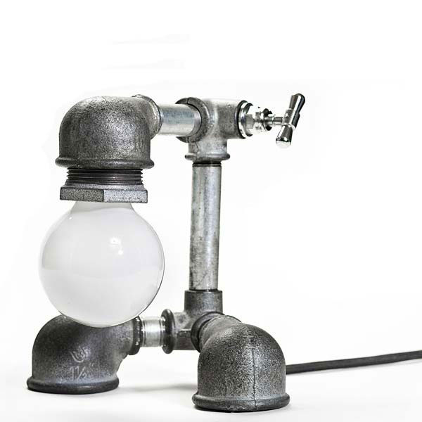 Лампа из трубы — Kozo Laps | Светильники ручной работы в фото