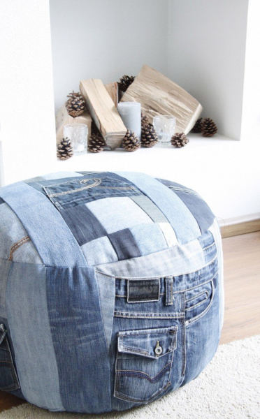 Поделки из джинсовой ткани своими руками для дома: мастер-класс с фото в фото