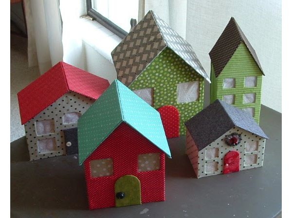 Схемы домиков из картона своими руками: мк для детей с фото и видео в фото