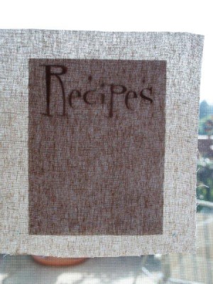 Обложка для тетради с рецептами своими руками в фото