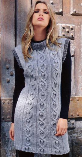 Туника спицами: схемы и описание вязания, теплая кофта для полных женщин своими руками в фото