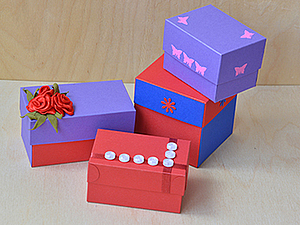 Коробка для подарка своими руками на свадьбу из картона в фото