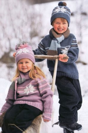 Свитер спицами для мальчика и девочки: схема вязания в фото