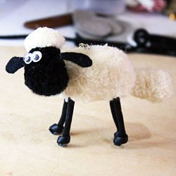 Новогодняя овечка своими руками в фото