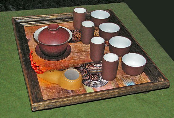 Чайный столик своими руками (поднос для чайной церемонии) в фото