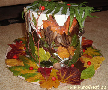 Осенние поделки своими руками из природного материала с фото и видео в фото