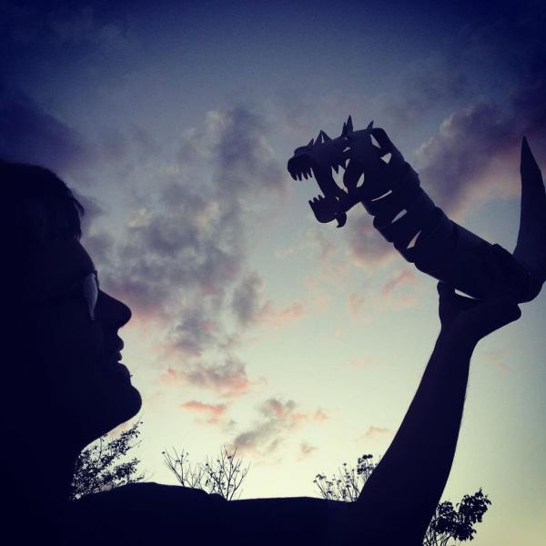 Игрушечный дракон из труб ПВХ своими руками в фото