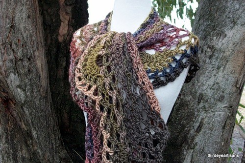 Идеи для вязаных шарфов в фото