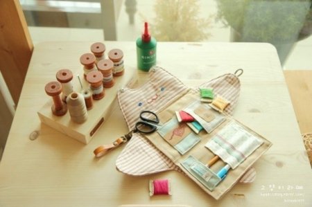 Пенал для рукодельных вещей: мастер класс по шитью в фото