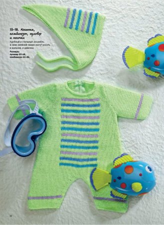Вязание спицами для новорожденных детей: схемы комбинезона, жакета, косынки и носочков в фото