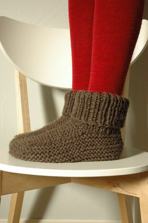 Вязание теплых женских носков на 2 (двух) спицах: схема с описанием в фото