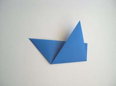 Простое оригами Лодка в фото