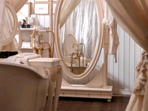 Королевская ванная комната в фото