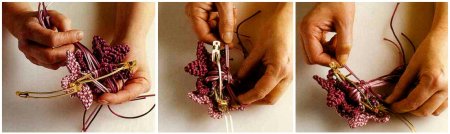 Цветы в технике макраме из ниток: изготовление своими руками в фото