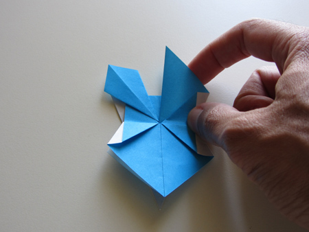 Оригами Василек в фото