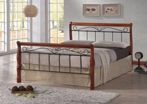 Металлические кровати: преимущества, конструкция, дизайн в фото
